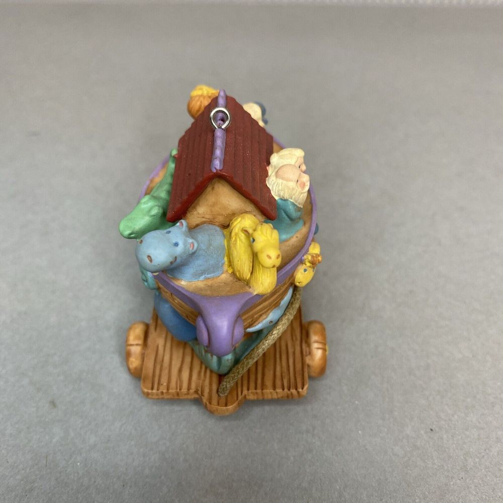 Hallmark Keepsake SAFE IN NOAH'S ARK Christmas Ornament‎ with box Dated 2000 New - Picture 5 of 11